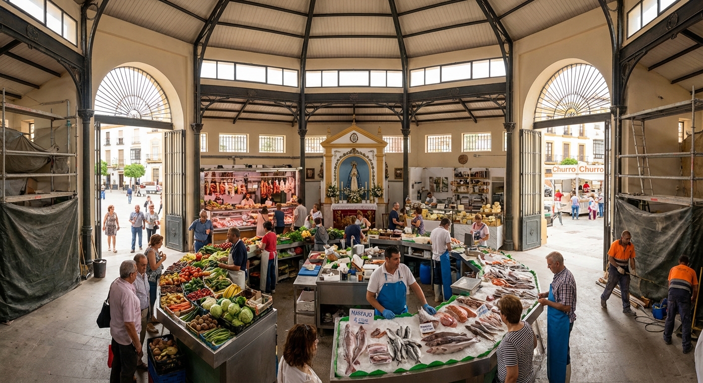 El nuevo mercado de abastos: reforma y reapertura del corazón gastronómico de El Puerto